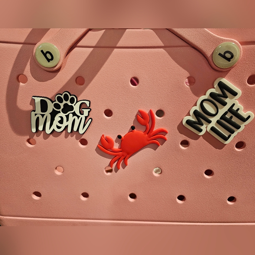 Mom Life Dog Life Bogg Bag Charm, Bogg Bag Charm For Beach Bag - Pick One
